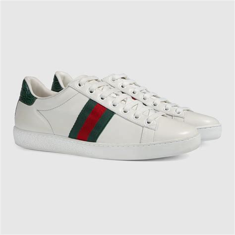 Ace Leather Sneaker Gucci Womens Sneakers 387993a38309071