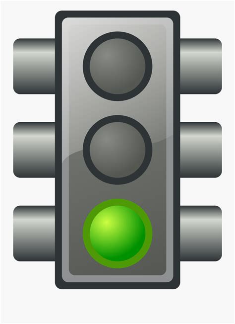 Green Traffic Light Green Traffic Light Emoji Free Transparent