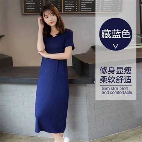 2017 New Fashion Solid Color Modal Slim Female Summer Dress Plus Size