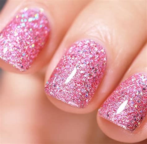 Best Pink Sparkle Nail Polish For A Girly Manicure