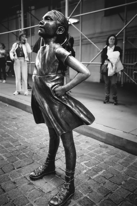 The Fearless Girl New York City Indranil Chakraborty Flickr