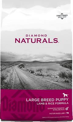 Diamond naturals dog food is made bydiamond pet foods, inc., owned by schell and kampeter, inc. Diamond Naturals Large Breed Puppy Formula Dry Dog Food ...