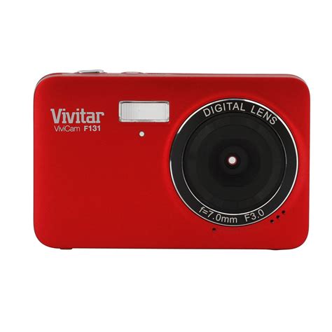 Vivitar Vivicam F131 141mp Digital Camera Red Tvs And Electronics
