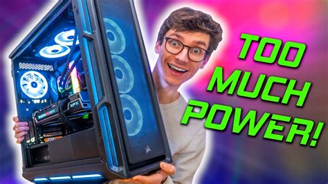 The Most Powerful Gaming Pc Build 😱 Corsair 5000t Ryzen 5950x Rx