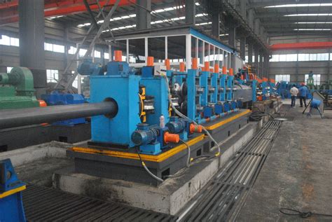 Full Automatic Erw Steel Pipe Production Line Hg140 Square Shape