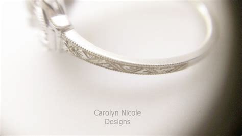 Carolyn Nicole Designs Antique Sapphire Engagement Ring By Carolyn