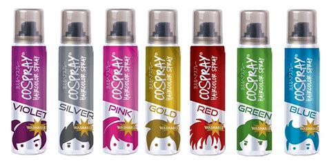 Flashy color spray is available in 8 different shades convenient for all hair colours and types. Temporary Hair Color Sprays, Waxes, And Pomades Philippines