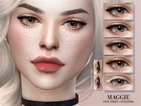 Maggie Eyelashes Eyeliner N94 By Pralinesims At Tsr Sims 4 Updates