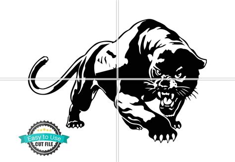 Panther Svg Black Panther Svg Panther Svg Cut File Panther Etsy