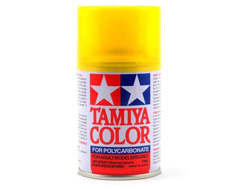 Tamiya Ps 42 Translucent Yellow Lexan Spray Paint 100ml Tam86042