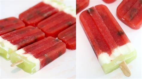 Watermelon Popsicles Recipe Youtube