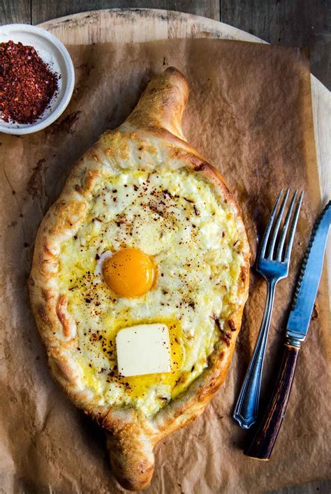 Adjaruli Khachapuri Georgian Cheese Bread Easy To Make And