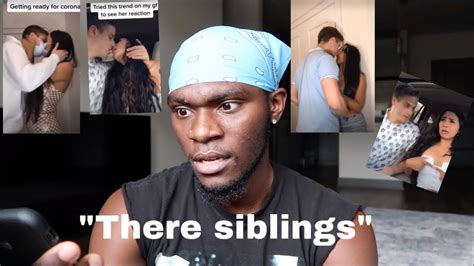 Reacting To The Sibling Tiktok Couple Siblingcouple Youtube