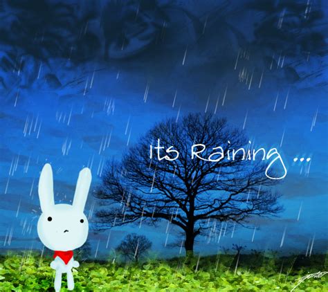 Bunny In The Rain By Isdelth On Deviantart