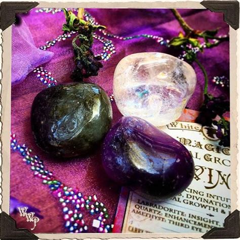 Diviner Crystal Grid Set For Third Eye Awakening Intuition And Psychic