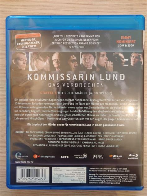 Kommissarin Lund Das Verbrechen Staffel 1 Blu Ray Kaufen Auf Ricardo