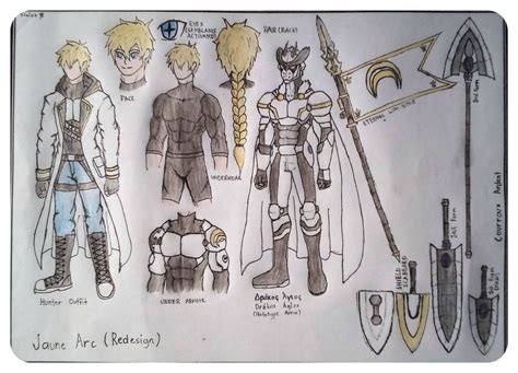 Jaune Arc Character Redesign By Siriusbuttkicker On Deviantart