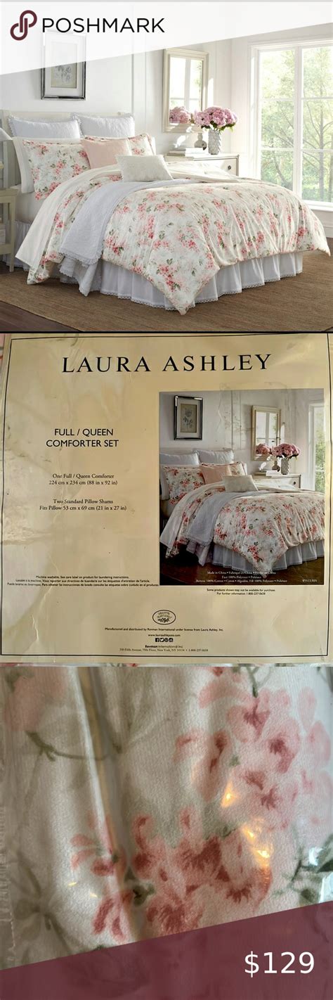 Laura Ashley Wisteria Collection Luxury Ultra Soft Comforter Set Comforter Sets Soft