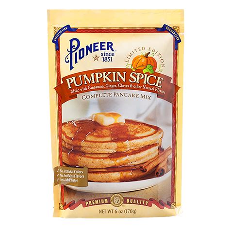 Pioneer Pumpkin Spice Pancake Mix Shop Pancake Mixes At H E B
