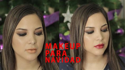 Makeup Para Navidad Youtube