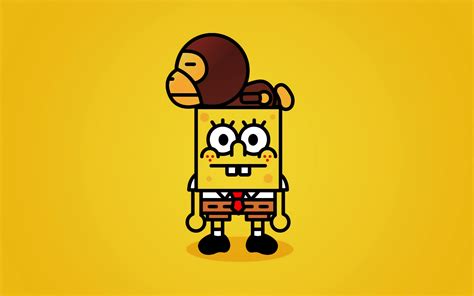 Spongebob Cartoons Spongebob Squarepants Hd K Yellow Minimalist