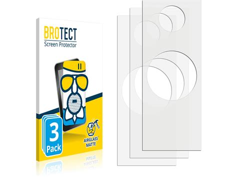 Brotect 3x Airglass Matte Schutzfoliefür Ring Video Doorbell Wired