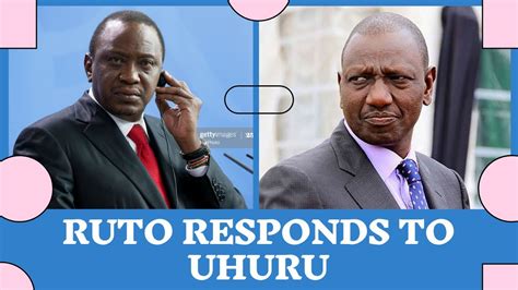 Bold Ruto Responds To Uhuru Over Impeachment Youtube