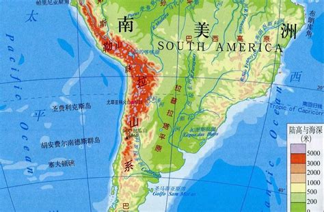 南美洲地形地貌（南美洲地形地貌特征：西部安第斯山脉贯穿南北，东部平原高原间隔分布） 说明书网