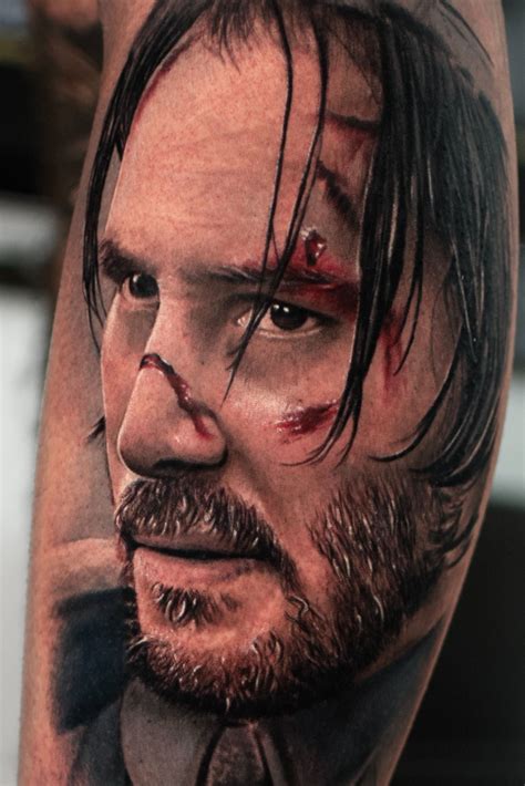 John Wick Tattoo Keanu Reeves John Wick Tattoo Tattoos Keanu Reeves
