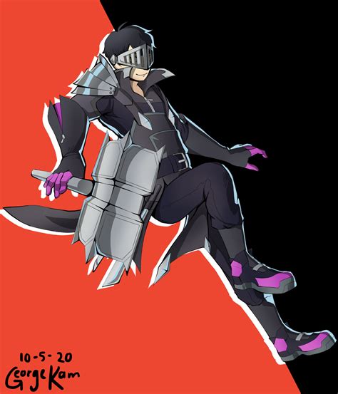 Persona 5 Phantom Thief Sona Coloured With Mask By
