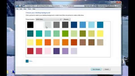 How To Change The Windows 7 Desktop Background เปลี่ยน Wallpaper
