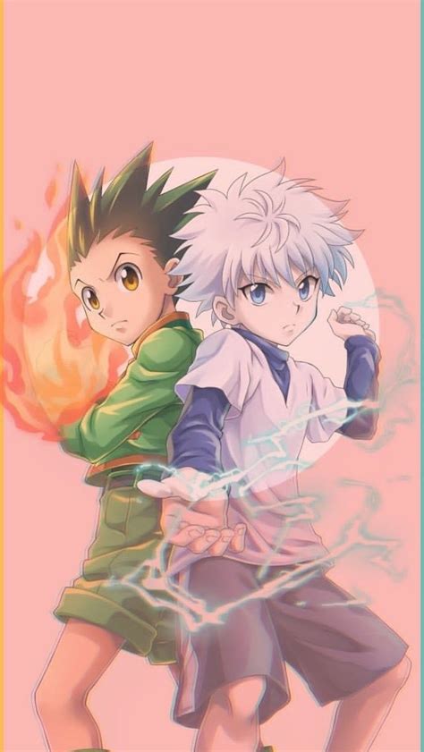 Gon And Killua Hxh Fond Decran Dessin Coloriage Manga Film Danimation