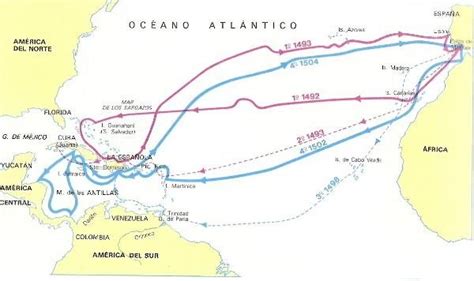 What Was The Exploration Route Of Christopher Columbus
