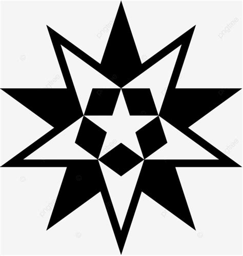 Four Point Star Clipart Transparent Png Hd Multi Pointed Stars Black