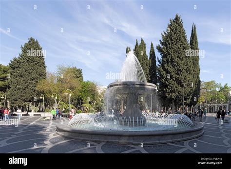 Fountains Square Baku Azerbaijan Stock Photo Alamy