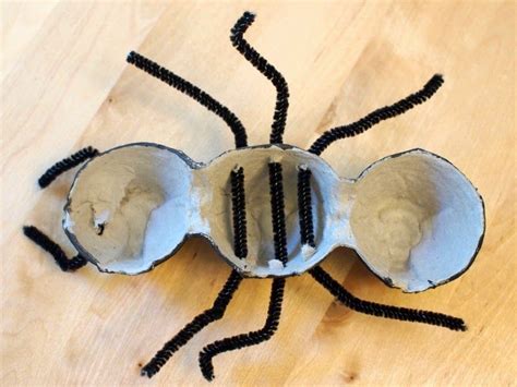 Make Egg Carton Bugs Insect Crafts Toddler Art Ant Crafts