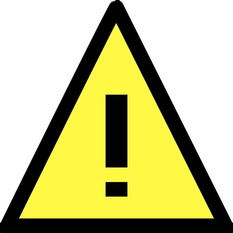 Onlinelabels Clip Art Warning Icon