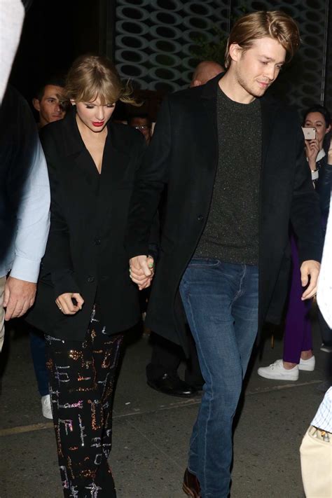 Without the association with taylor swift, most people wouldn't be able to place him. taylor swift and joe alwyn walk hand in hand out of snl's after-party at zuma in new york city ...