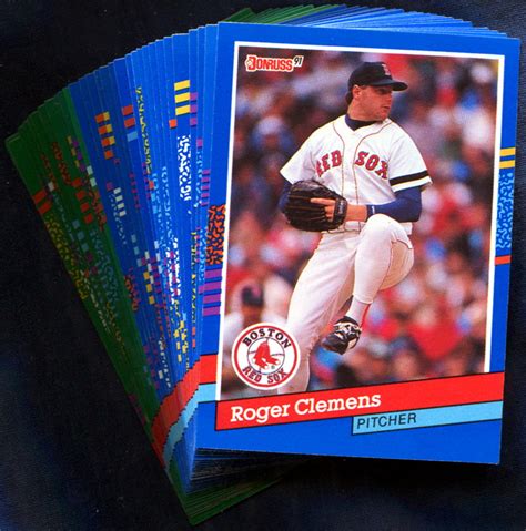 1991 Donruss Boston Red Sox Baseball Cards Team Set