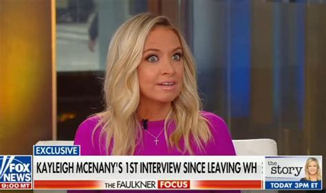 Photo Kayleigh Mcenanys Eyes Bulging Out Of Her Head First Day On Fox News