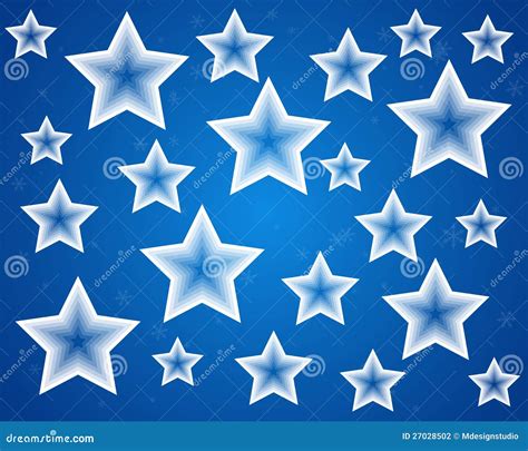 Blue Christmas Stars Background Stock Photography Image 27028502
