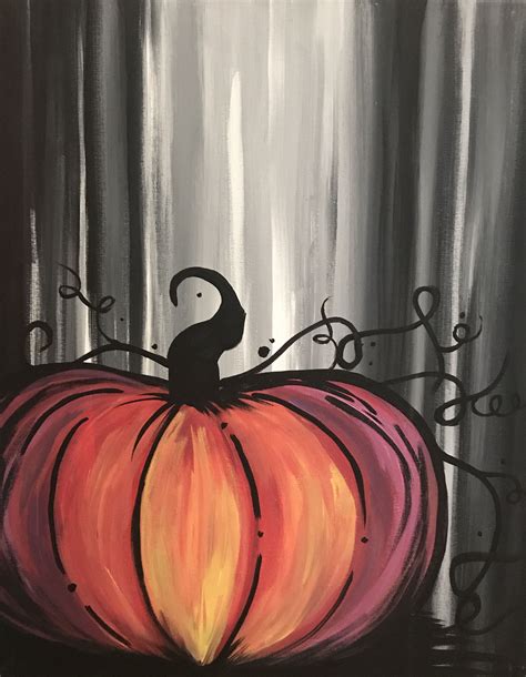 Pin By Riley Hagenbaugh On Art Halloween Canvas Paintings Fall