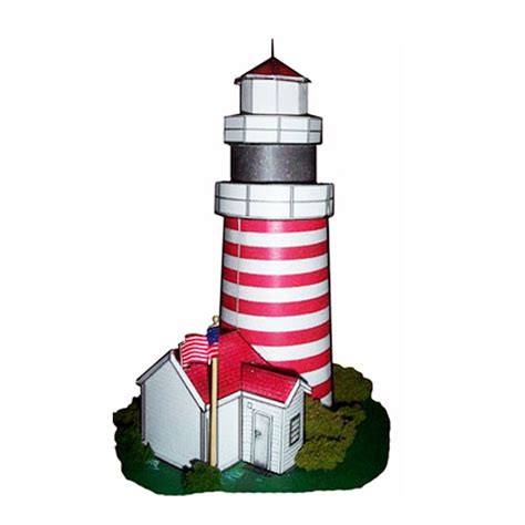 Lighthouse paper model | Etsy | Paper models, Paper models house, Paper