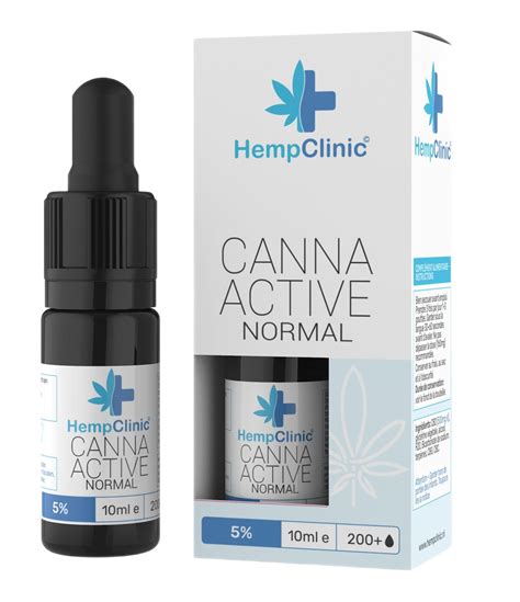 hemp clinic canna active normal 5 cbd 10ml