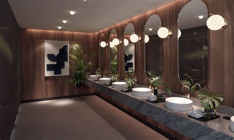 Dumankaya Ritim On Behance Washroom Design Public Restroom Design