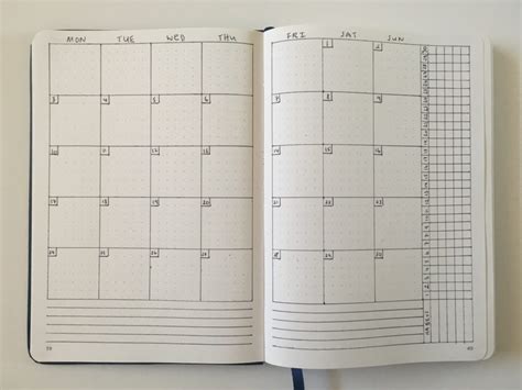 12 Bullet Journal Monthly Calendar Spreads All About Planners