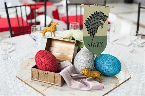 Victoria Daenerys Game Of Thrones Themed Party Table Centerpiece