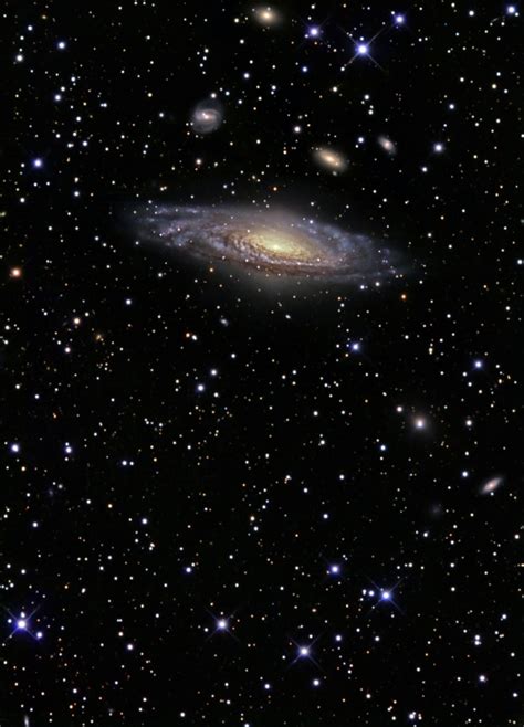Ngc 7331 Is A Spiral Galaxy In The Constellation Pegasus Stretched