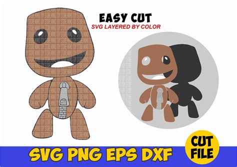Sackboy Svg My Little Big Planet Svg Layered By Color Cut Etsy Canada