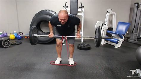 Barbell Banded Bent Over Row Supinated Youtube
